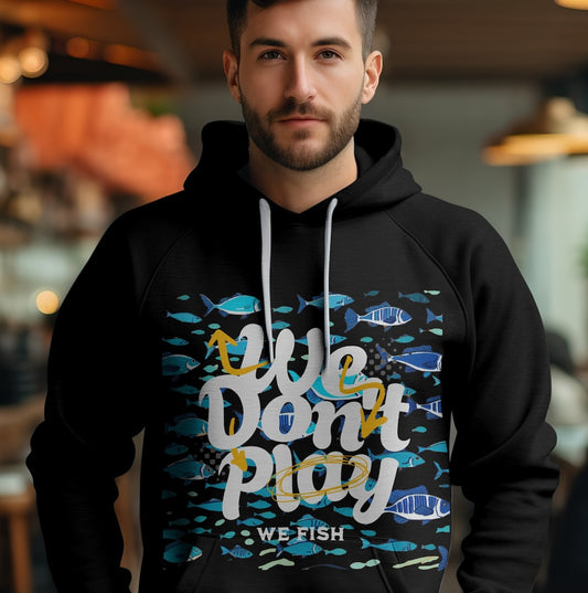 We don't play -Classic Hoodie - Mit Taschendruck